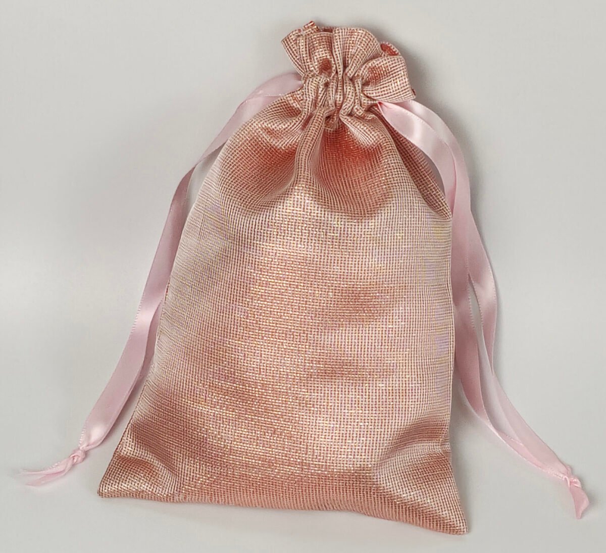 HMJ Custom Size/Logo/Drawstring  Golden silk thread drawstring pouch - Image 3